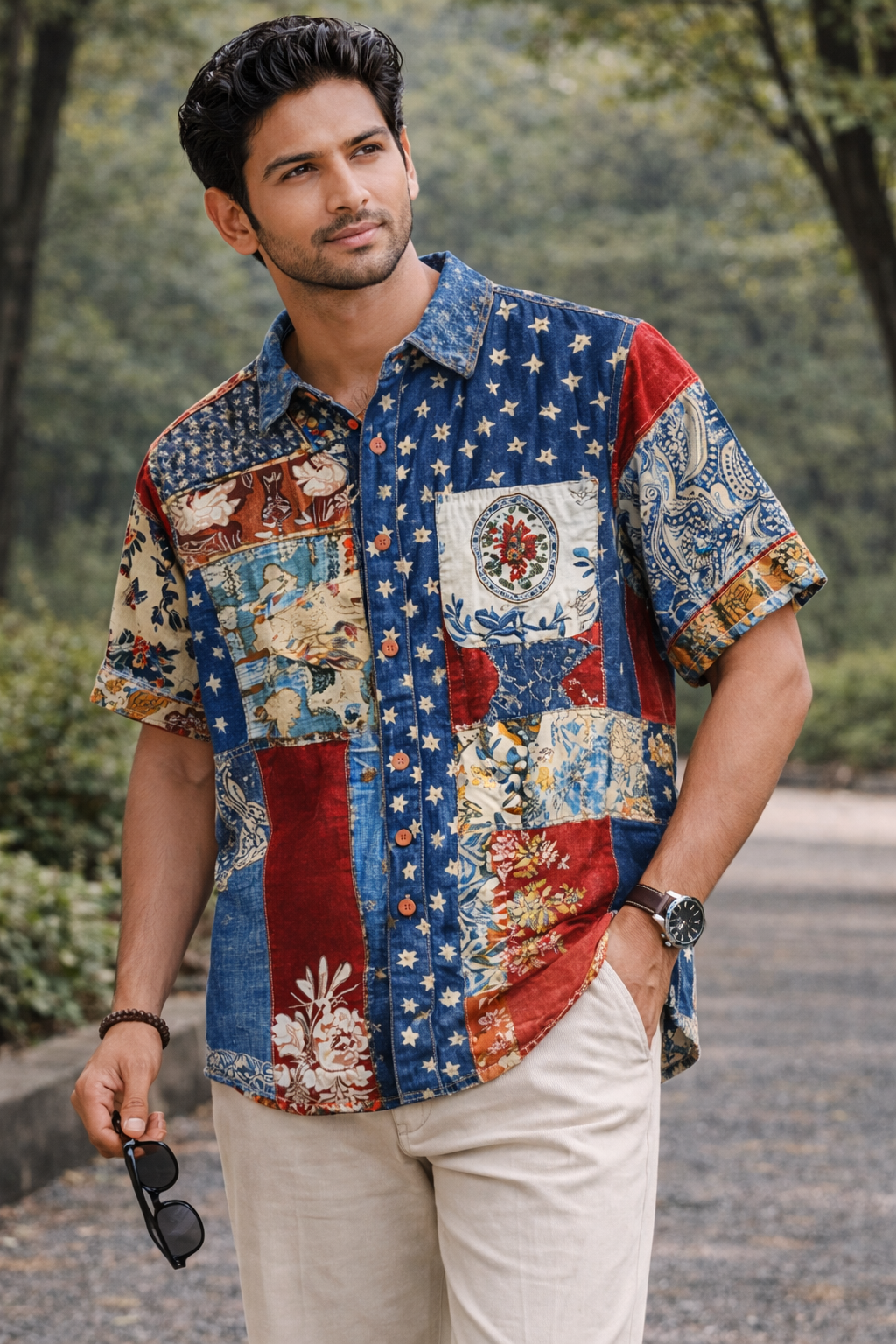 Retro Heritage Patch Shirt