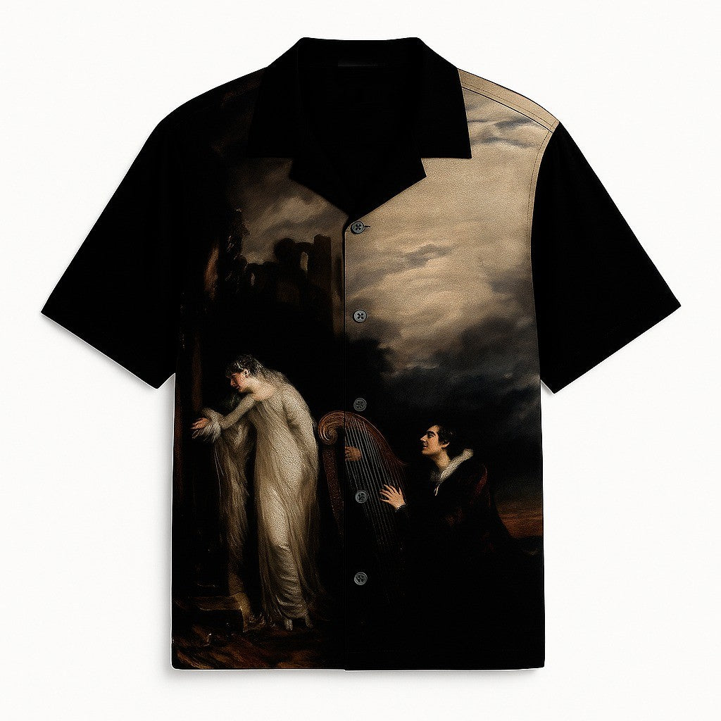 Vintage Dark Art Cuban Shirt