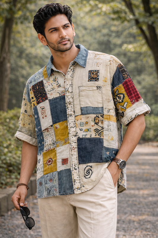 Classic Vintage Patch Shirt