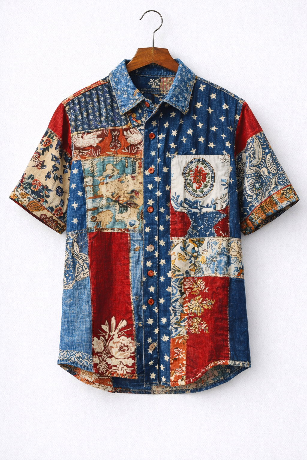 Retro Heritage Patch Shirt