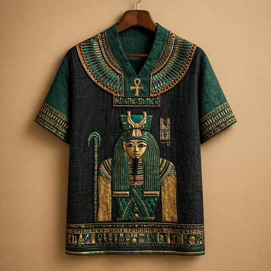 Royal Egyptian Queen Graphic kurta Shirt