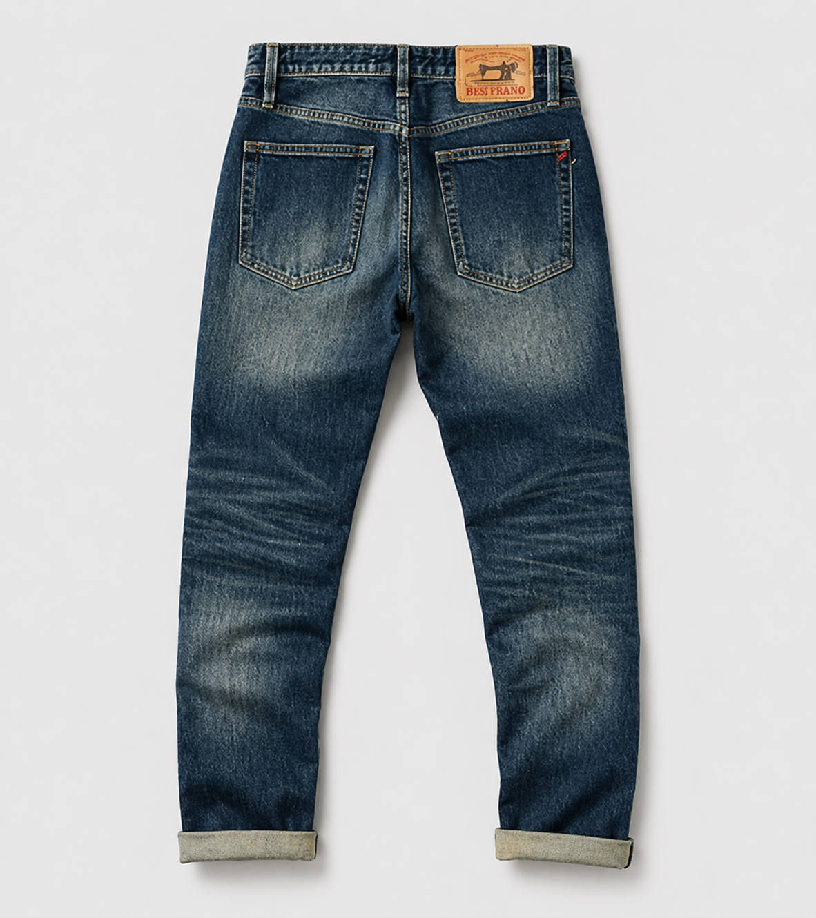 Vintage Ripped Slim Fit Jeans
