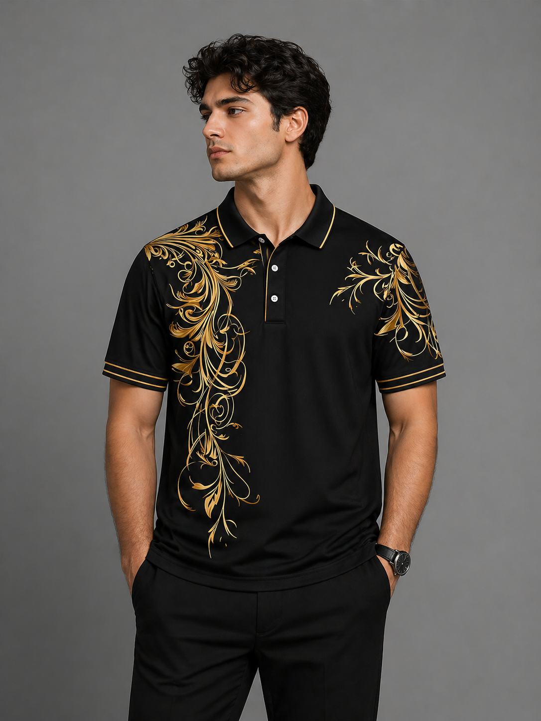 Midnight Gold Vine T-Shirt