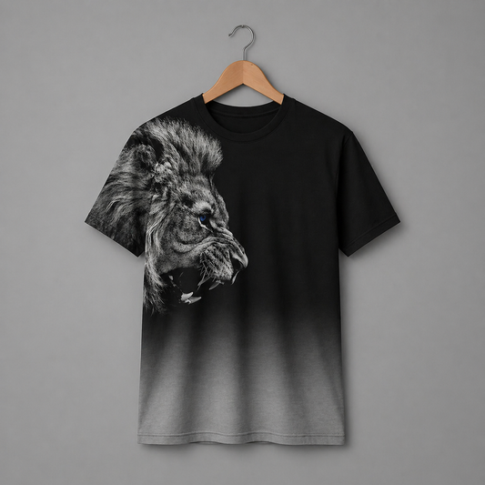 Shadow Lion Graphic T-Shirt