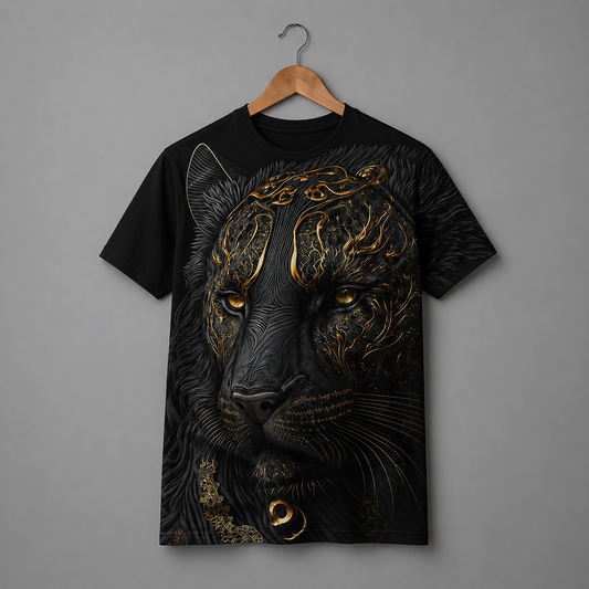 Golden Panther Luxury T-Shirt