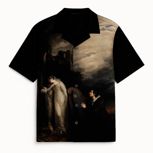 Vintage Dark Art Cuban Shirt